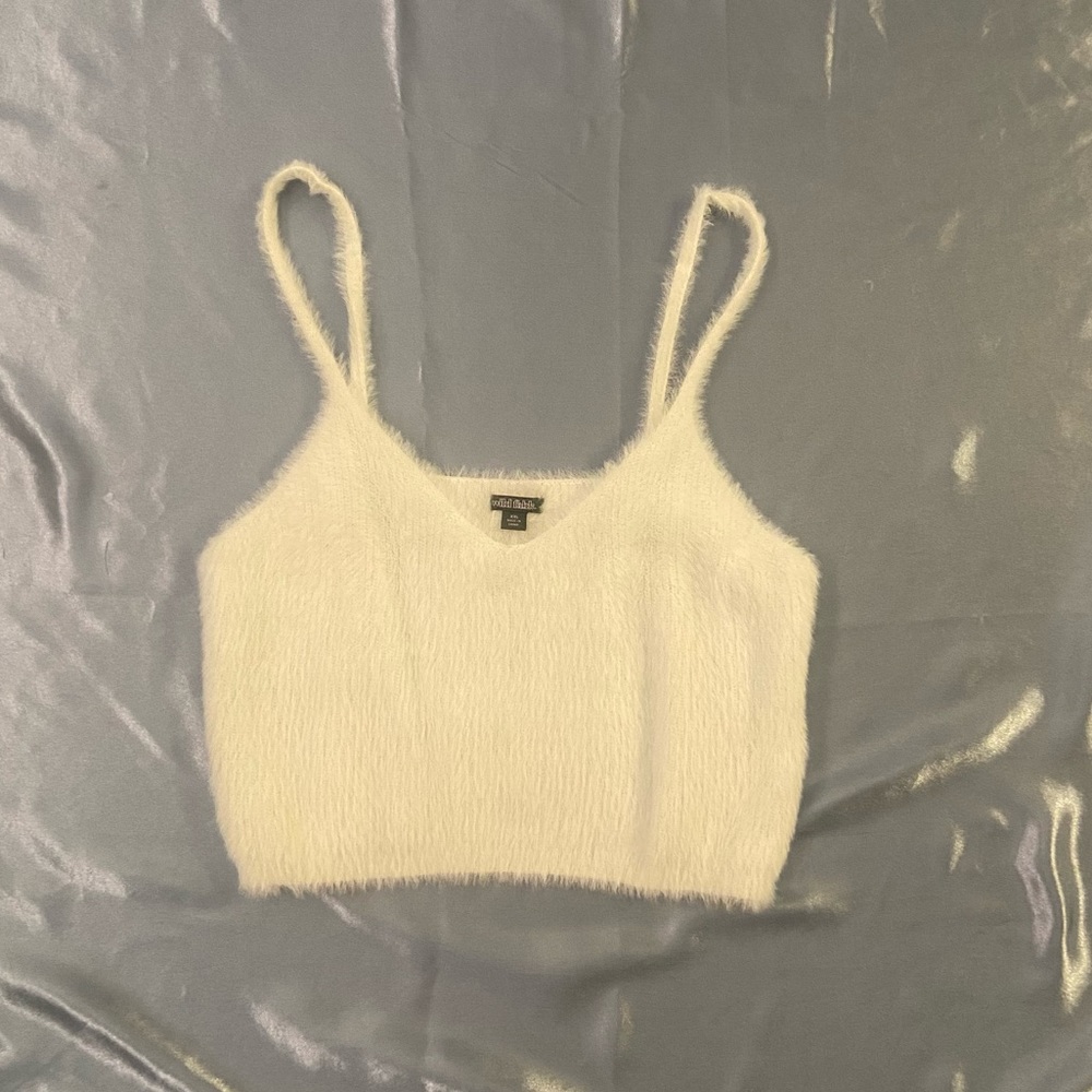 Fuzzy Crop Top
